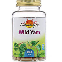 Дикий ямс, Wild Yam, Nature's Herbs, 100 капсул