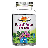 По д'арко, Pau d' Arco, nature's Herbs, 100 капсул