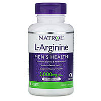 L-аргинин, Natrol, 3000 мг, 90 таблеток