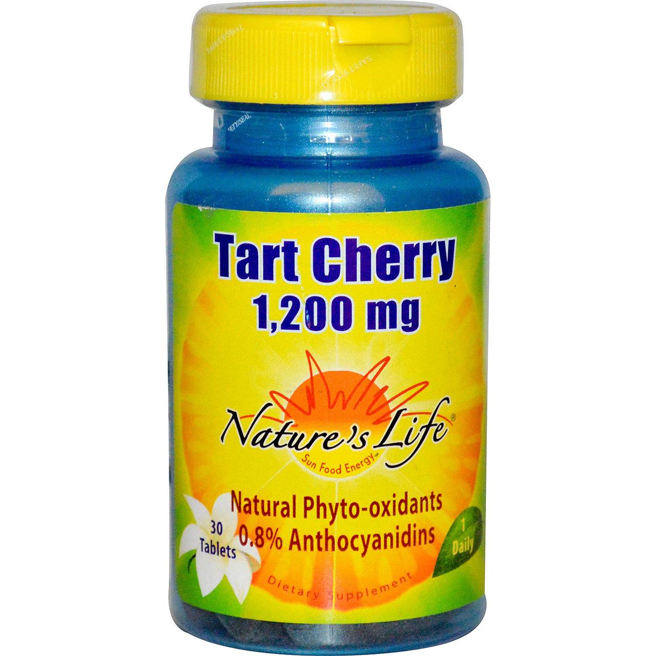 Екстракт дикої вишні (Tart Cherry), nature's Life, 1,200 мг, 30 таб.