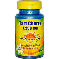 Екстракт дикої вишні (Tart Cherry), nature's Life, 1,200 мг, 30 таб.