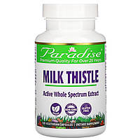 Расторопша (Milk Thistle), Paradise Herbs, 120 капсул