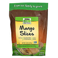 Сушене манго (Mango Slices), Now Foods, 284 р