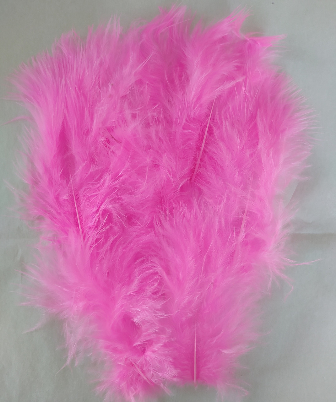 Пір'я декоративне рожевий (5-8 см) 100 шт, фото 1