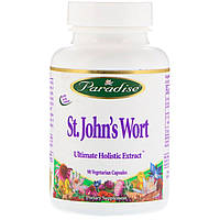 Звіробій, St. John's Wort, Paradise Herbs, 90 капсул