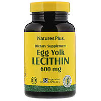 Лецитин, Яєчний жовток, Egg Yolk Lecithin, nature's Plus, 600 мг, 90 капсул