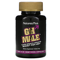 Nature's Plus, GH Male, гормон росту людини для чоловіків, 60 капсул