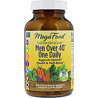 Витамины для мужчин, Mega Food, без железа, 40+, 90табл