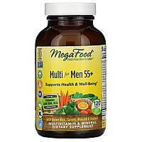 Витамины для мужчин 55 +, Multi for Men 55+, Mega Food, 120 таб.