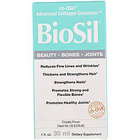 Natural Factors BioSil ch-OSA препарат, улучшающий выработку коллагена 30 мл для молодости кожи, волос