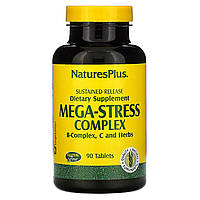 Мега-Стрес, комплекс, Mega-Stress, nature's Plus, 90 таблеток