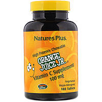 Витамин С жевательный (апельсин), Vitamin C Supplement, Nature's Plus, 180
