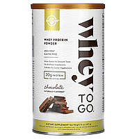 Сывороточный протеин шоколад Whey Protein Solgar 454 г для поддержки мышечного тонуса