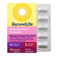 Пробиотики, Renew Life, для женщин, 30 капсул