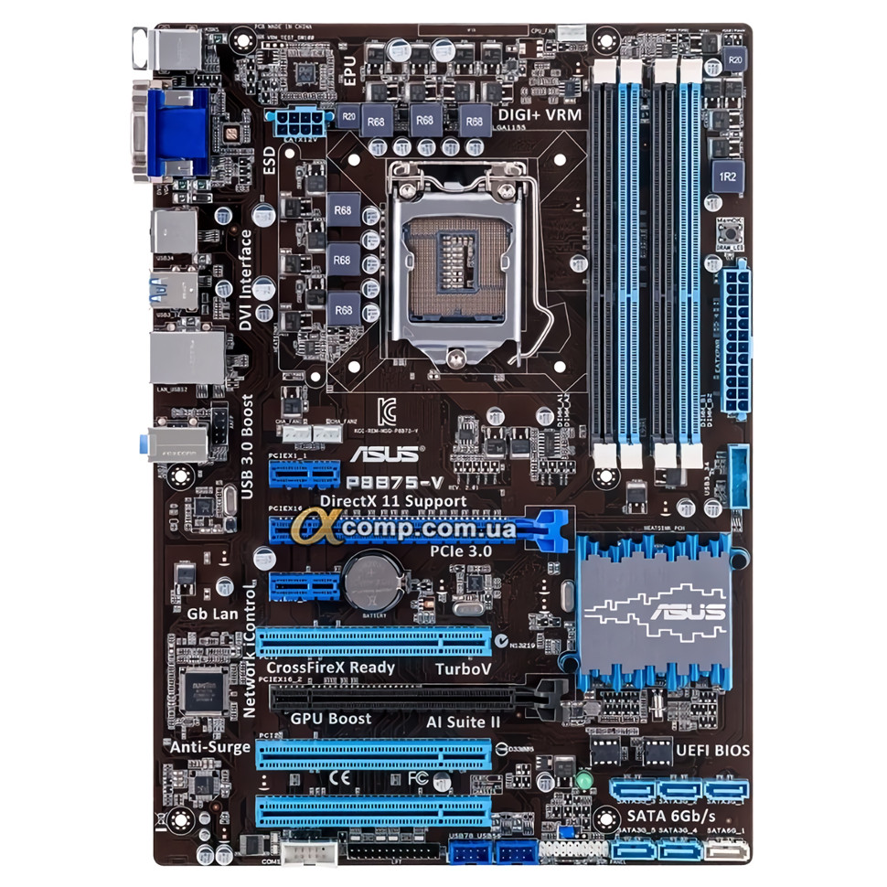 Материнська плата Asus P8B75-V (1155 • B75 • 4xDDR3 • gen 3) БВ