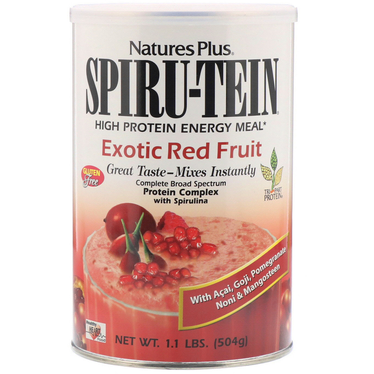 Соєвий протеїн, nature's Plus, Spiru-Tein, 504 р