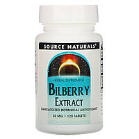 Екстракт чорниці, Source Naturals, 120 таблеток