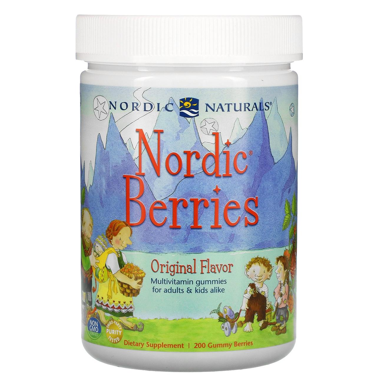 Вітаміни для дітей, Multivitamin Gummies, Nordic Naturals, 200 цукерок