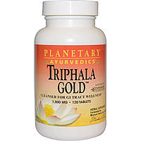 Трифала (Triphala Gold), Planetary Herbals, 1000 мг, 120 таблеток
