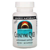 Коэнзим Q10, Source Naturals, 200 мг, 60 капсул