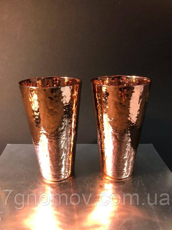 Стакани для води з золотого скла Роуз