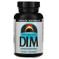 Дииндолилметан, Source Naturals, 100 мг, 120 таблеток.