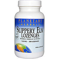 Слизький в'яз (Slippery Elm Lozenges), Planetary Herbals, 200 льодяників