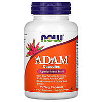 Адам витамины для мужчин, Adam Superior Mens Multi, 90 капсул, Now Foods