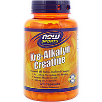 Креатин Kre-Alkalyn Creatine, Now Food, 120 капсул