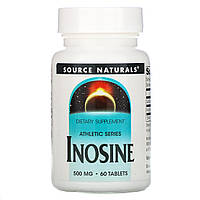 Инозин 500 мг, Inosine, Source Naturals, 60 таблеток