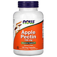 Яблочный пектин Now Foods, 700 мг, 120 капсул Бады для пищеварительной системы
