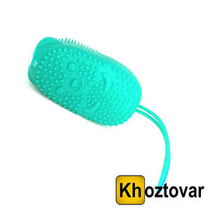 Двостороння силіконова масажна мочалка Bath Brush