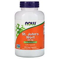 Зверобой, St. John's Wort, Now Foods, 300 мг, 250 капсул