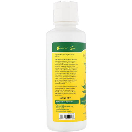 Купить Ним, масло для сада, Neem Oil, Organix South, 480 мл., цена 1216 ...