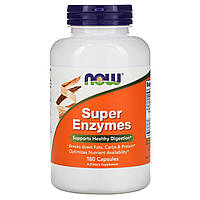 Энзимы для пищеварения, 180 капсул, Now Foods, Super Enzymes