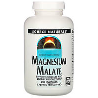 Магния малат, Source Naturals, 625 мг, 200кап
