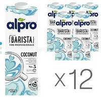 Alpro, Barista Coconut, Упаковка 12 шт. по 1 л, Алпро Бариста, Кокосовое молоко