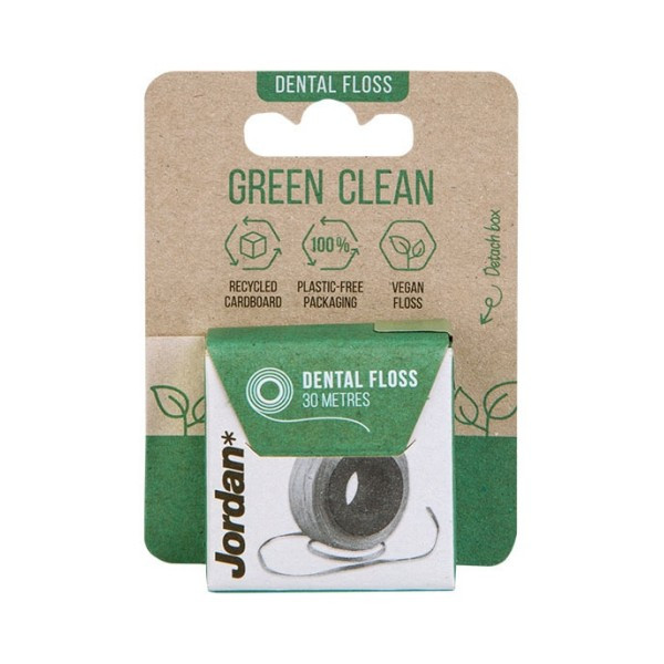 Зубна нитка Jordan Green Clean 30 м (7046110037171)