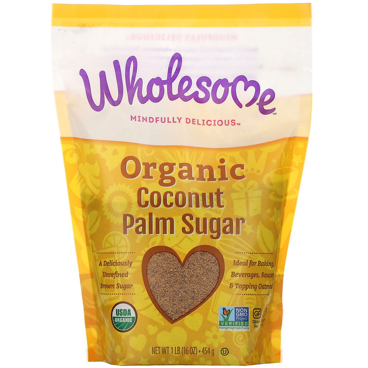 Кокосовий цукор, Coconut Palm Sugar, Wholesome Sweeteners, Inc., 454 г