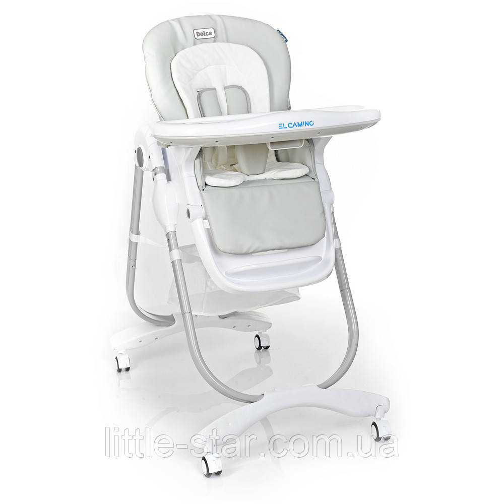 Дитячий cтульчик-трансформер для годування M 3236 Light Gray, світло-серий