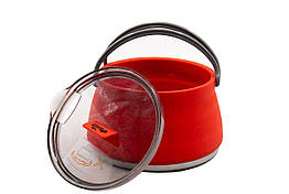 Чайник силіконовий з металевим дном 1 л. терракот Tramp, TRC-125-terracota