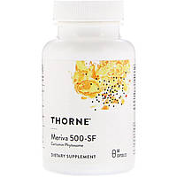 Thorne Research, Меріва 500 - СФ, без сої, 60 капсул вегетаріанських
