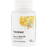 Thorne Research, Мерива 500 - СФ, без сои, 60 вегетарианских капсул