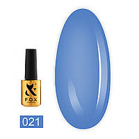 Гель-лак F.O.X Spectrum Gel Vinyl 021 небесно-блакитний 7 мл