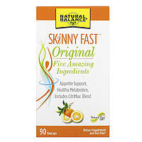 Natural Balance, Skinny Fast, оригінал, Швидке схуднення, 90 капсул вегетаріанських