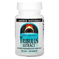 Трибулус екстракт Tribulus Extract, Source Naturals, 750 мг, 60 табл.