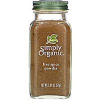 Simply Organic, Порошок Five Spice, 2.01 унции (57 г)