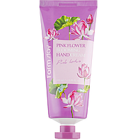 Крем для рук з екстрактом лотоса Farmstay Pink Flower Blooming Hand Cream Pink Lotus 100 мл, фото 2