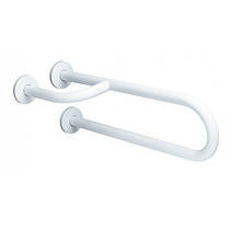 Захоплення правий настінний 650 мм білий