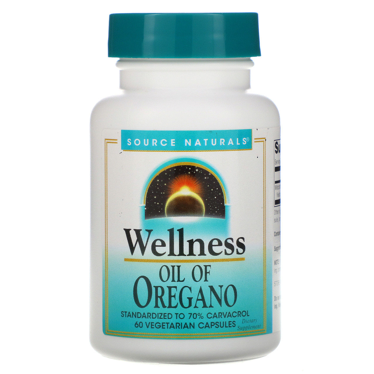 Масло орегано, Source Naturals, 60 капсул